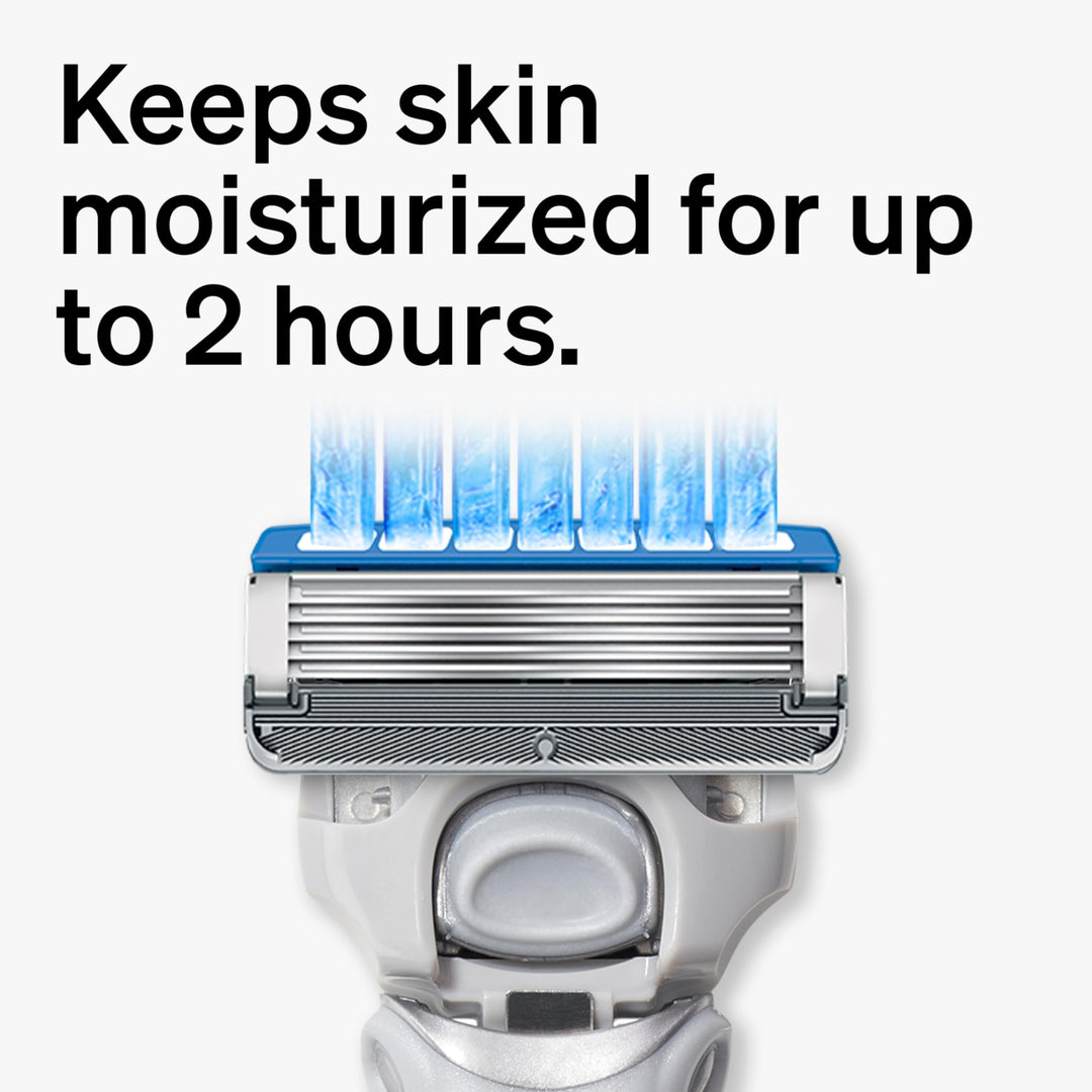 Hydro Dry Skin Razor Refills, 12ct | Razor Blades Refills, Razor Blades for Men, Shaving Blades for Men, Hydro Razor Blades Refill, 5 Blade Razor Men, 12 Refills