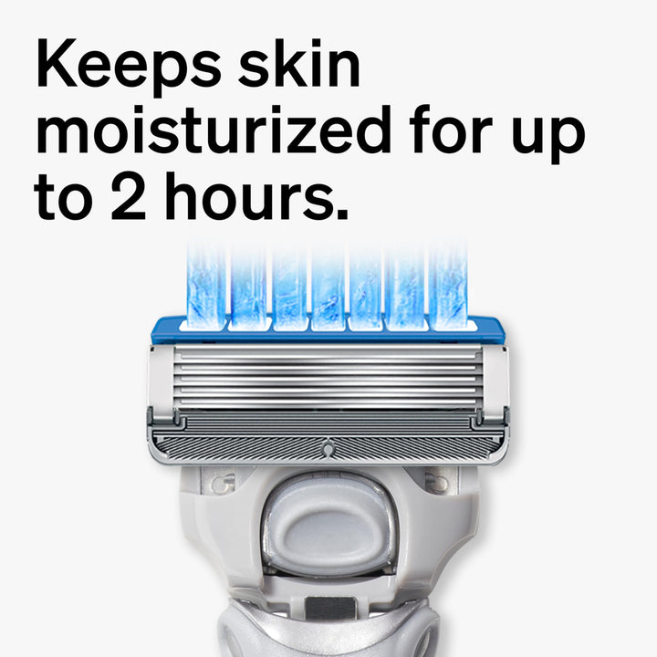 Hydro Dry Skin Razor Refills, 12ct | Razor Blades Refills, Razor Blades for Men, Shaving Blades for Men, Hydro Razor Blades Refill, 5 Blade Razor Men, 12 Refills