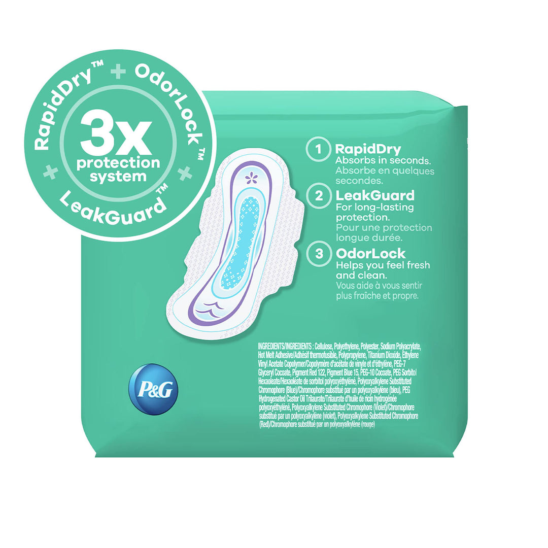 Ultra Thin Size 2 Super Pads With Wings Unscented, 32 Count, Multi