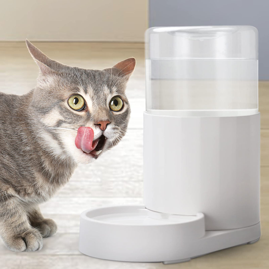 Automatic Pet Water,3L Large Capacity Automatic Water Dispenser, 100% BPA-Free, Gravity Pet Water Dispenser, Cat Water Food