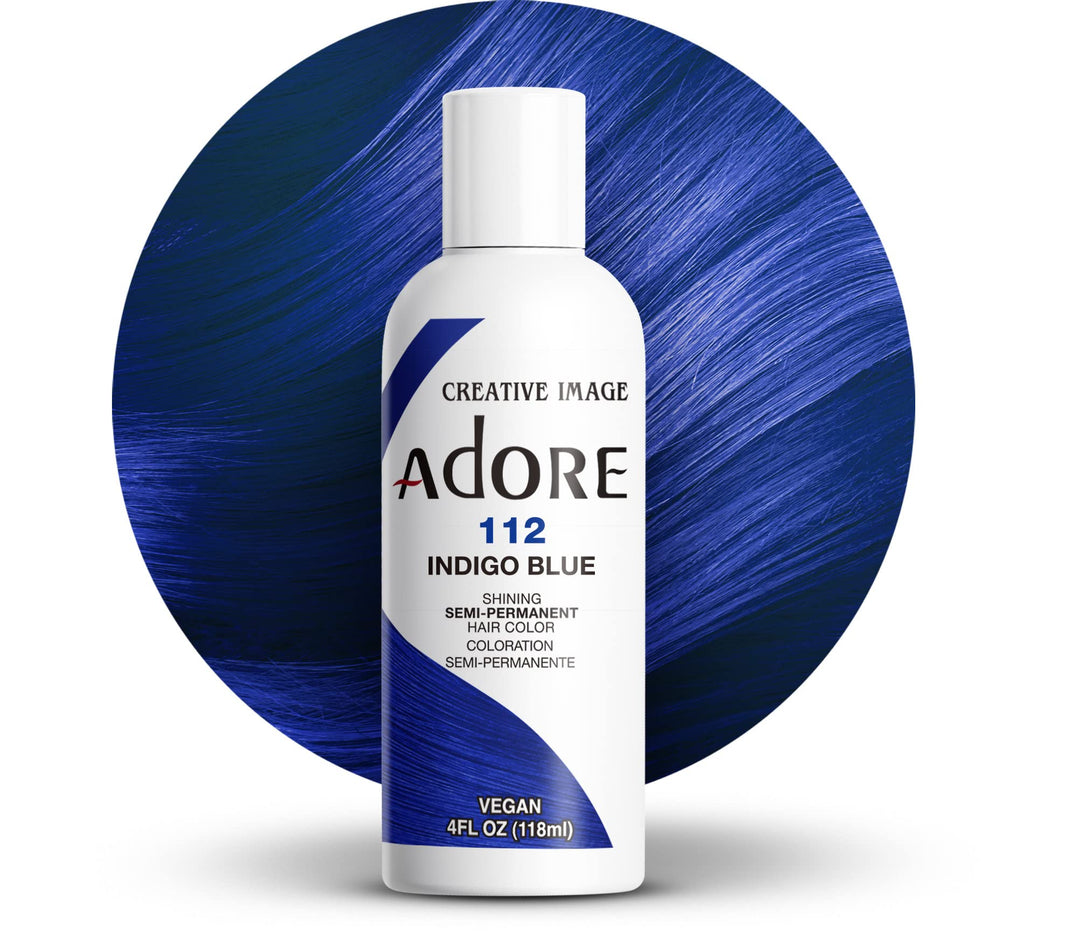 Shining Semi Permanent Hair Colour, 112 Indigo Blue