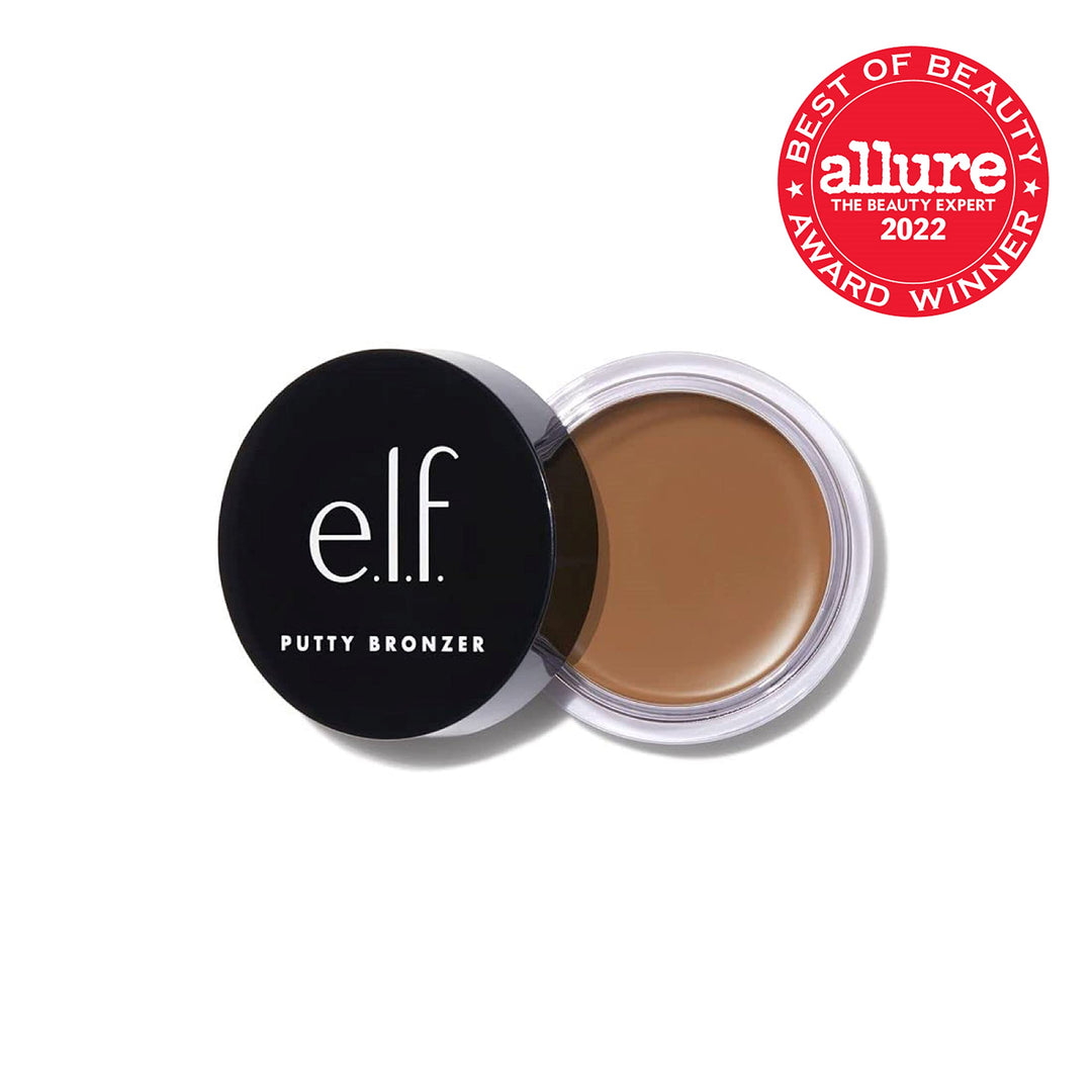 Putty Bronzer, Creamy & Highly Pigmented Formula, Creates a Long-Lasting Bronzed Glow, Infused with Argan Oil & Vitamin E, Golden Daze, 0.35 Oz (10g)