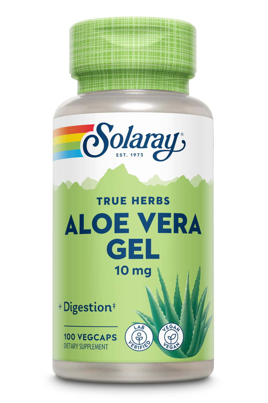 Aloe Vera Gel Concentrate | Equivalent to 2000 mg | Antioxidant Activity & Healthy Digestion & Skin Support | Non-GMO & Vegan | 100 VegCaps