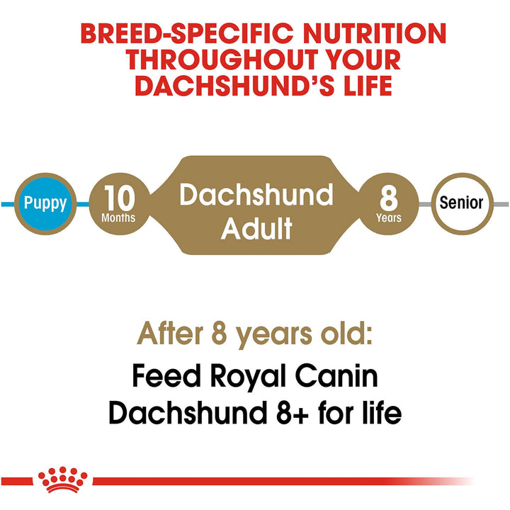 Dachshund Adult Breed Specific Dry Dog Food, 10 Lb bag