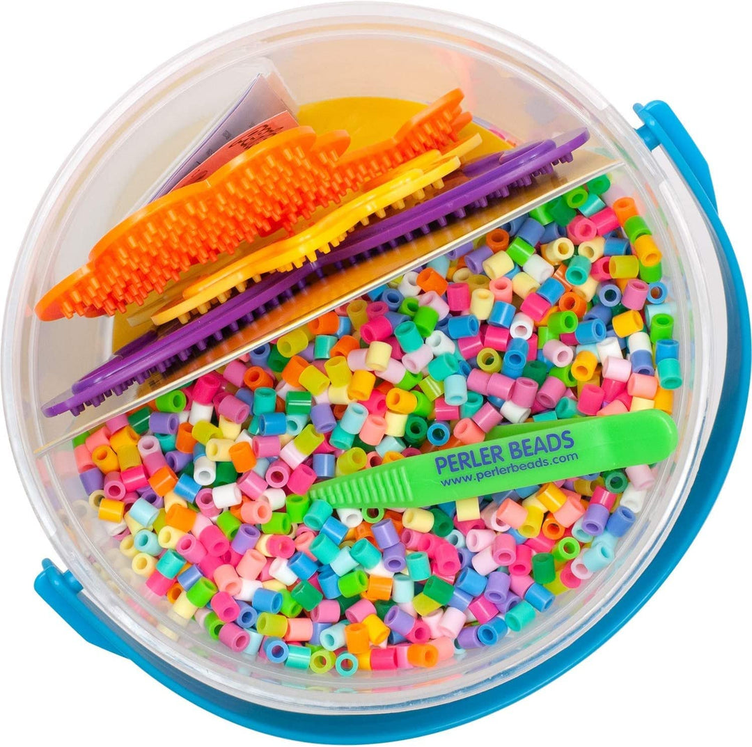 Sunny Days Bright Color Fuse Bead Bucket, 5500 pcs