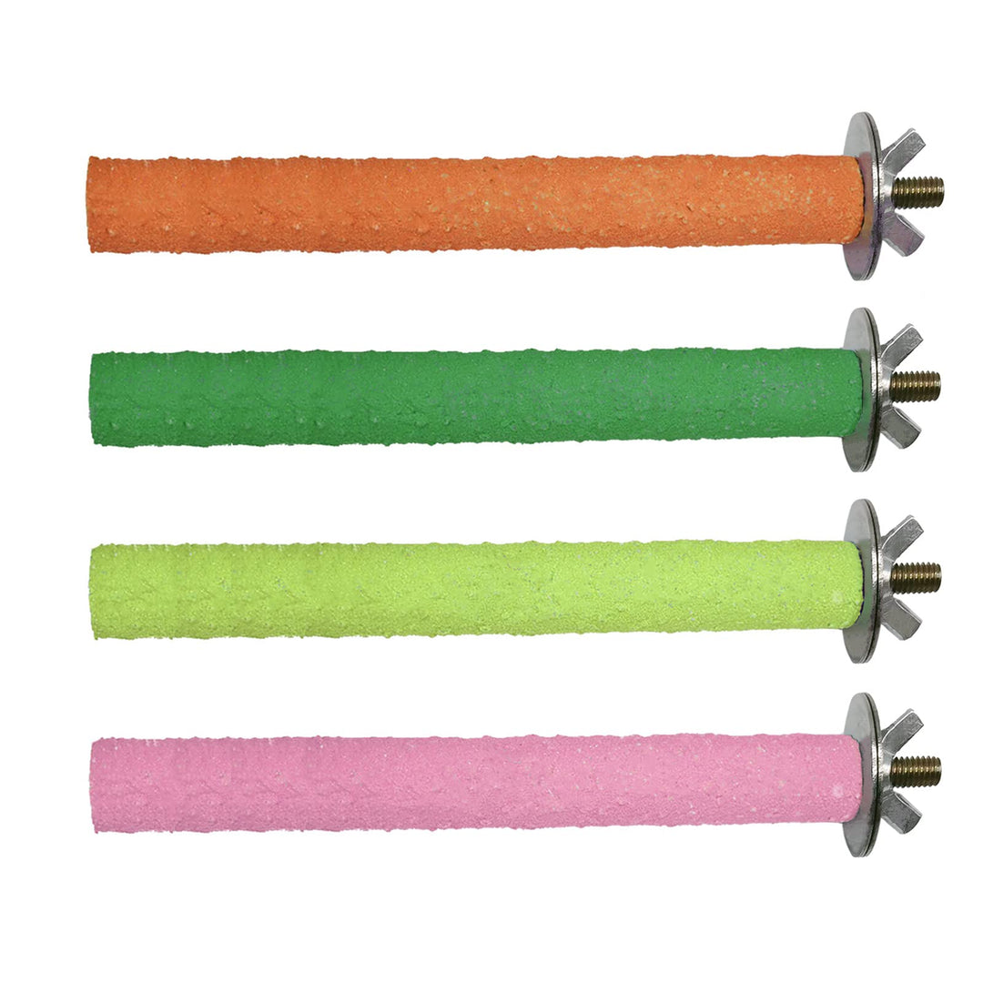 Parrot Perch Stand Toy, Bird Cage Perch Toy,Natural Paw Grinding Stick for Small Parrots, Parakeets, Cockatiels, Lovebirds Chewing Stick(S)
