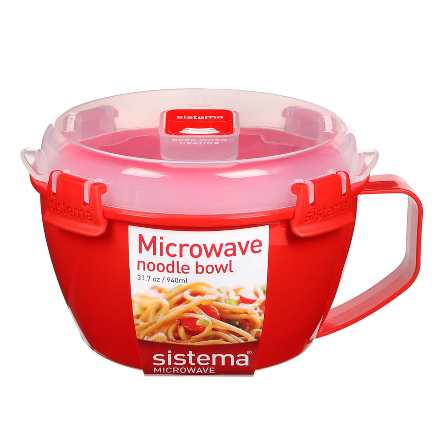 1109ZS Microwave Collection Noodle Bowl, 1 Count (Pack of 1), Red