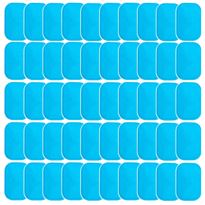 ABS Gel Pads, 50PCS Muscle Stimulator Pads Replacement for Ultimate Muscle EMS Toner Abdominal Belt Belly Thigh Flab Arm Leg Waist Workout Trainer Machine