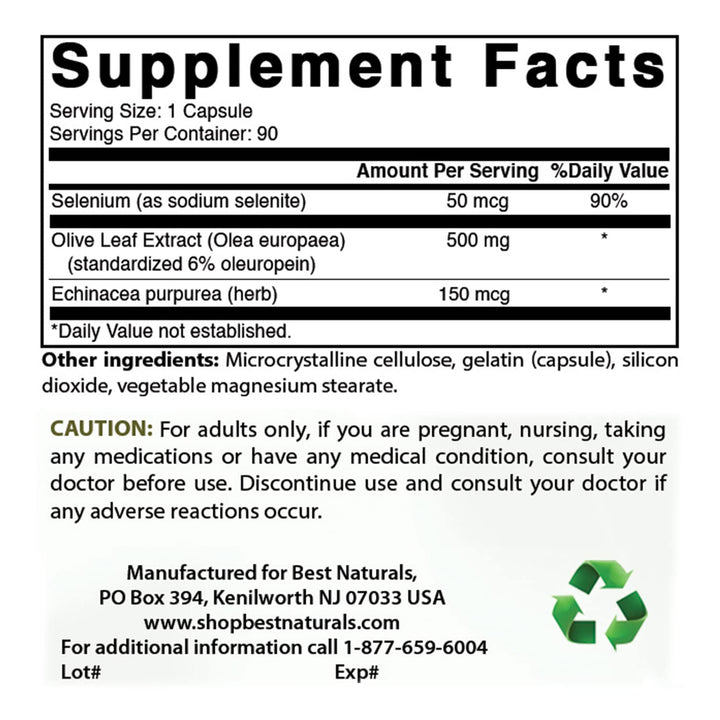 2 Pack Olive Leaf Extract 700mg 90 Capsules (Total 180 Capsules)