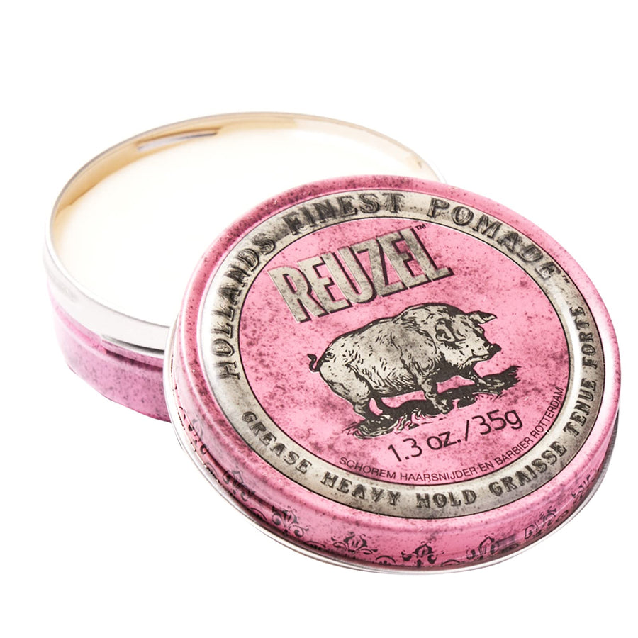 Pink Grease Heavy Hold Pomade Piglet 1.3oz