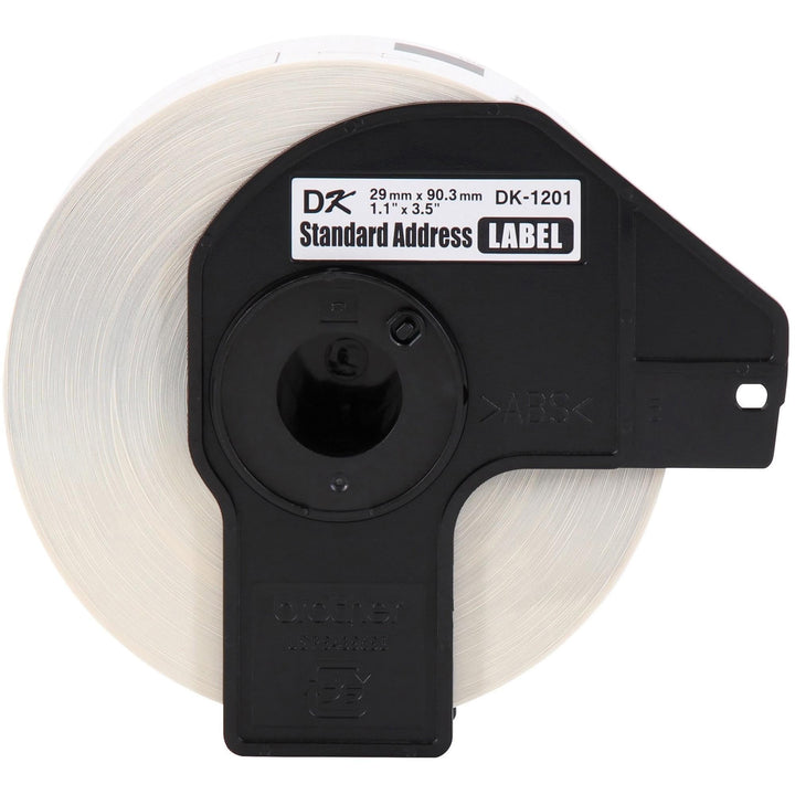 Genuine DK1201 Die-Cut Standard Rolled Address Labels for QL Printers, (DK1201)