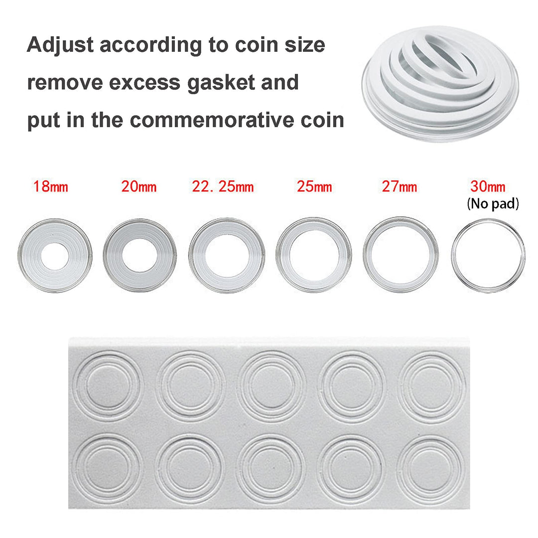 Wooden Coin Capsules Holder Case, Coin Storage Box Banknotes Collection Holder with Lock, Coin Collector Organizer Coin Display Commemorative Case for 40 Coins and 100 Banknotes