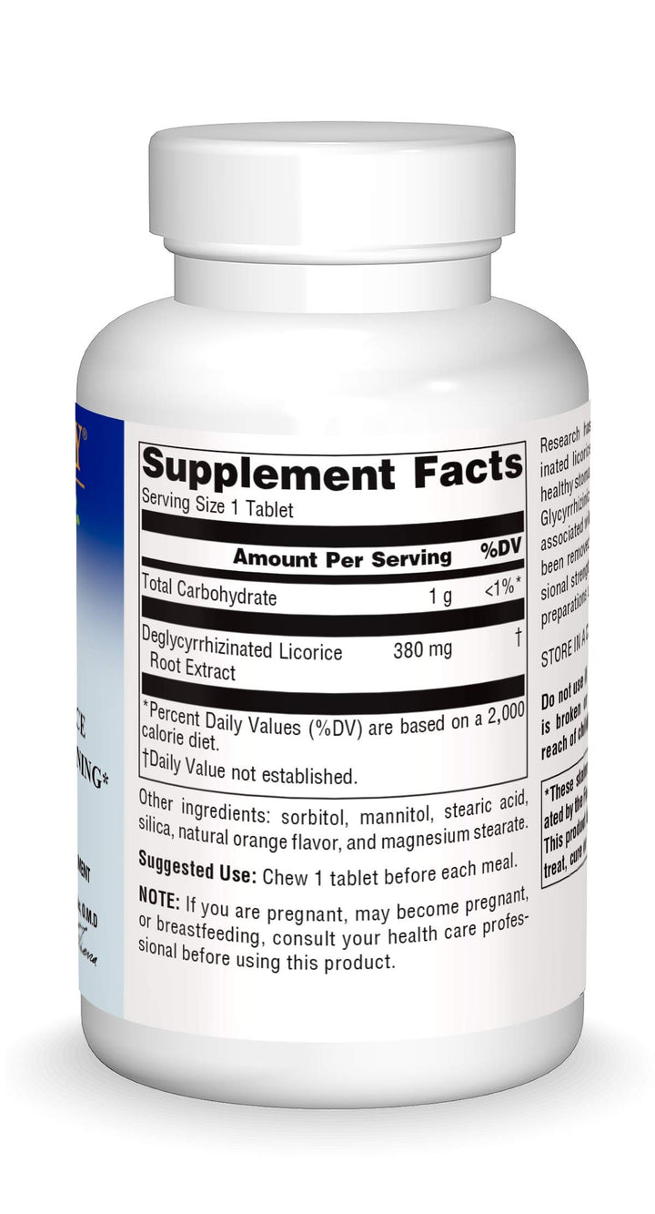 DGL Licorice Tablets, 100 Count