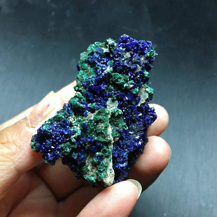 1Pcs Natural Azurite Malachite Crystal Mineral Specimen Healing Stone 1-3cm