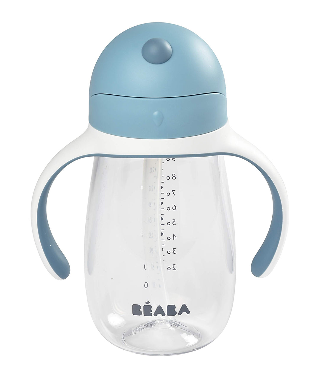 Straw Sippy Cup, Sippy Cup with Removable Handles, Sippy Cup with Straw, Baby Straw Cup, Toddler Cup, Toddler Straw Cups, 8+ months, 10 oz, Rain