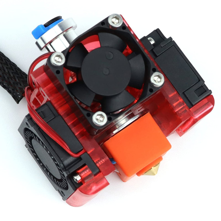 Yunbotong All Metal V6 Hotend. Upgraded V6 J-Head Bowden Extruder Hotend Accessories with 3 Cooling Fans(3010),Replacement Parts Hot End Kit for All 1.75mm E3D V6 Makerbot 3D Printer(24V V6)