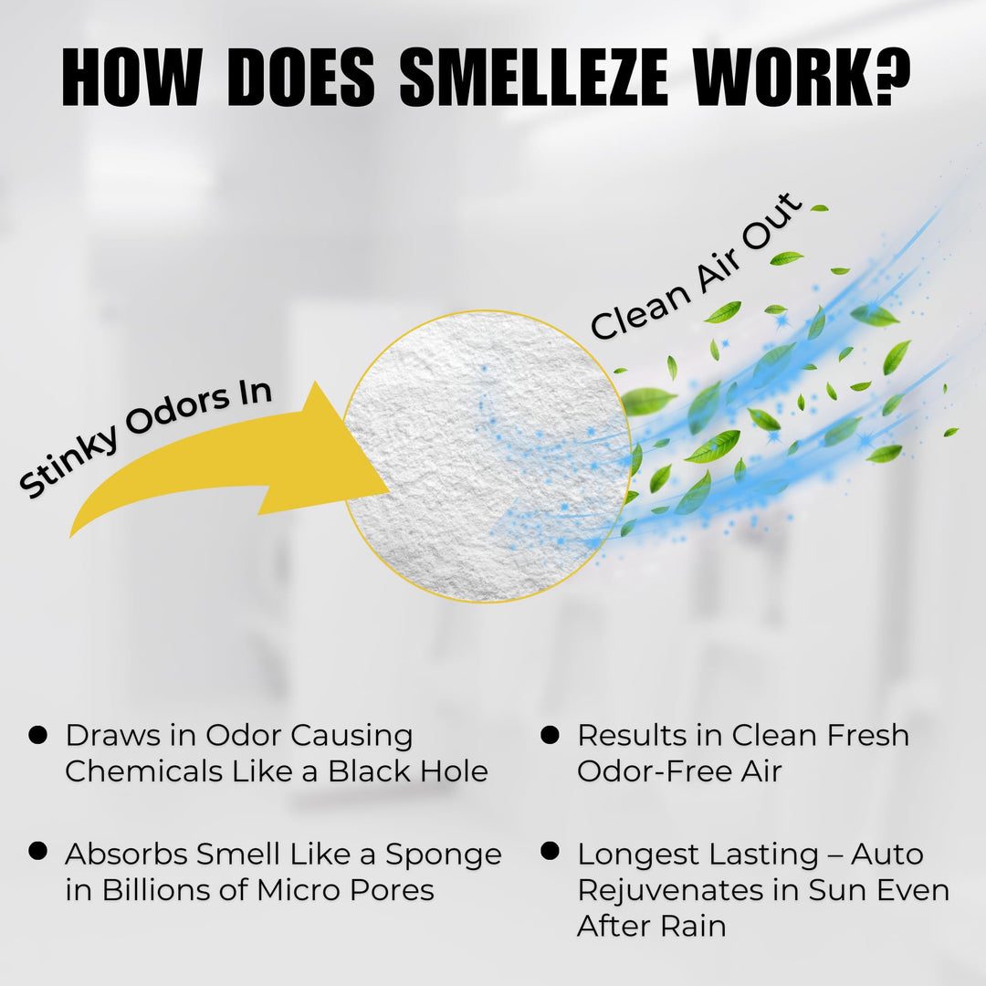 Smelleze Urine Solidifier & Deodorizer Granules: 2.5 lb.
