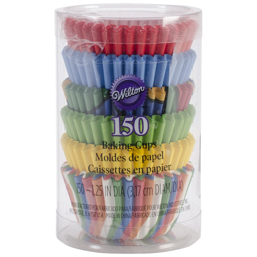Primary Baking Cups, Mini, 150-Count
