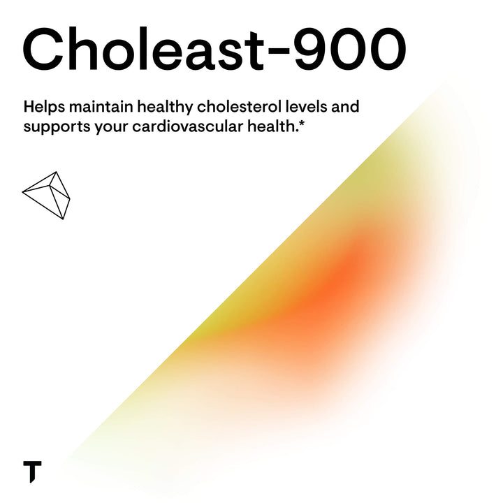 Choleast-900-900mg Red Yeast Rice Extract - Gluten-Free Supplement Supports Healthy Cholesterol Levels Already in a Normal Range, Heart & Blood Pressure* - 120 Capsules