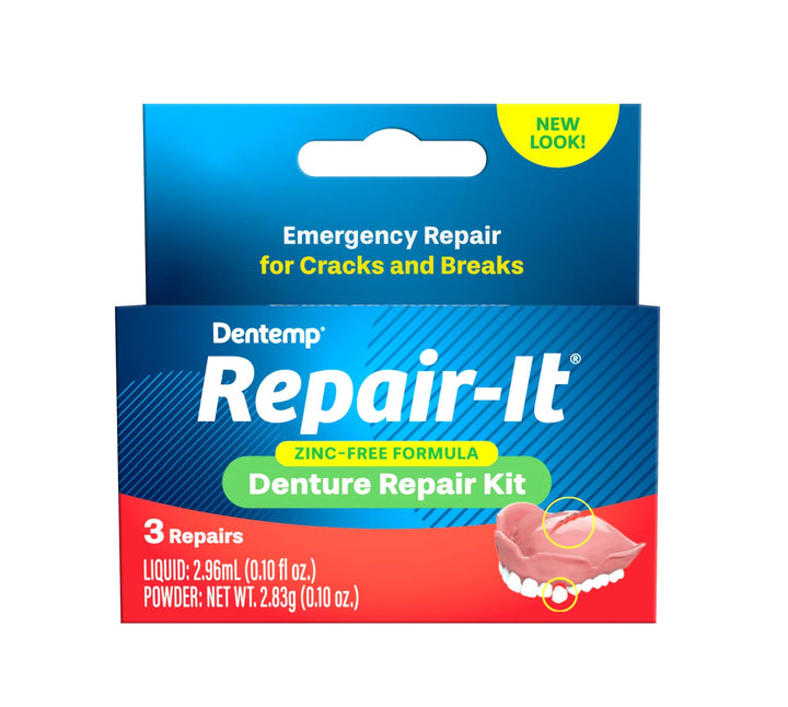 Repair Kit - Repair-It Advanced Formula Denture Repair Kit - Denture Repair Kit Repairs Broken Dentures - Denture Repair to Mend Cracks & Replace Loose Teeth…