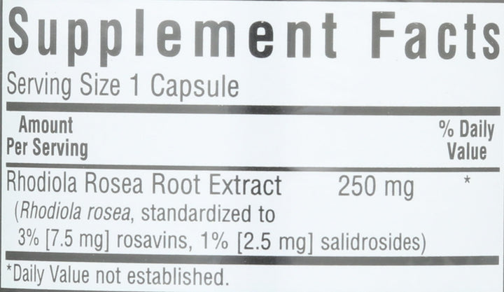 BLUEBONNET NUTRITION Rhodiola Rosea Root Extract, 60 CT