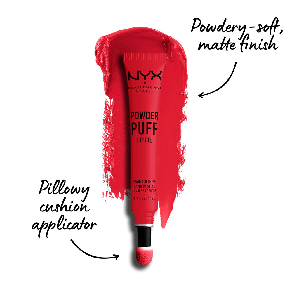 PROFESSIONAL MAKEUP MAKEUP Powder Puff Lippie Powder Lip Cream, Boy's Tears, 0.4 Ounce