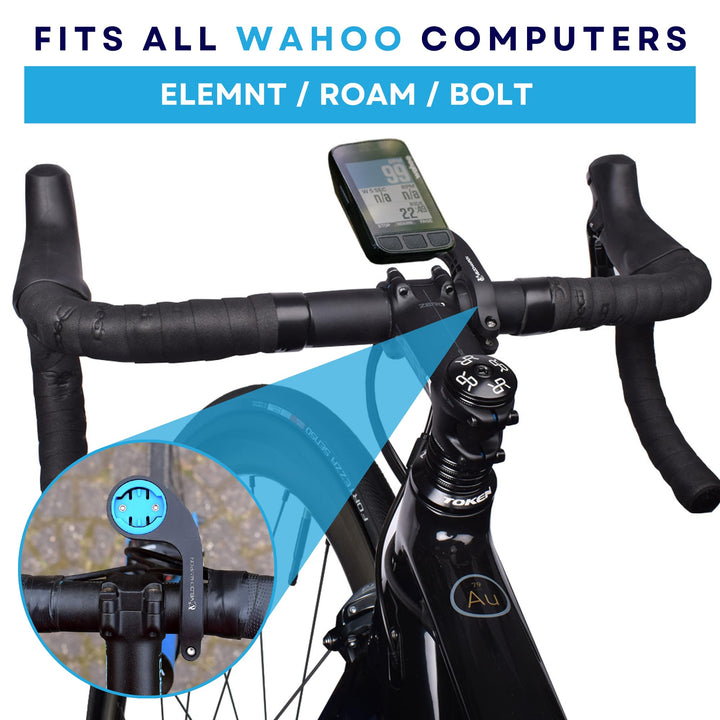 Out Front Handlebar Mount for Wahoo Elemnt & Elemnt Bolt, & Elemnt Roam - Designed for Wahoo Cycling Computers