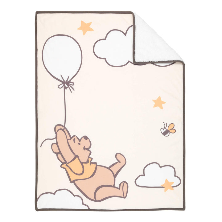 Lambs & Ivy Disney Baby Winnie The Pooh Picture Perfect Sherpa Baby Blanket