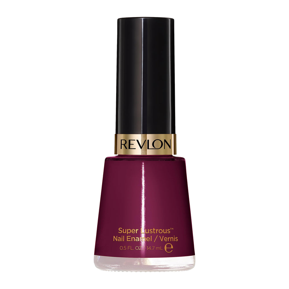 Revlon Nail Enamel, Chip Resistant Nail Polish, Glossy Shine Finish, in Plum/Berry, 570 Vixen, 0.5 oz