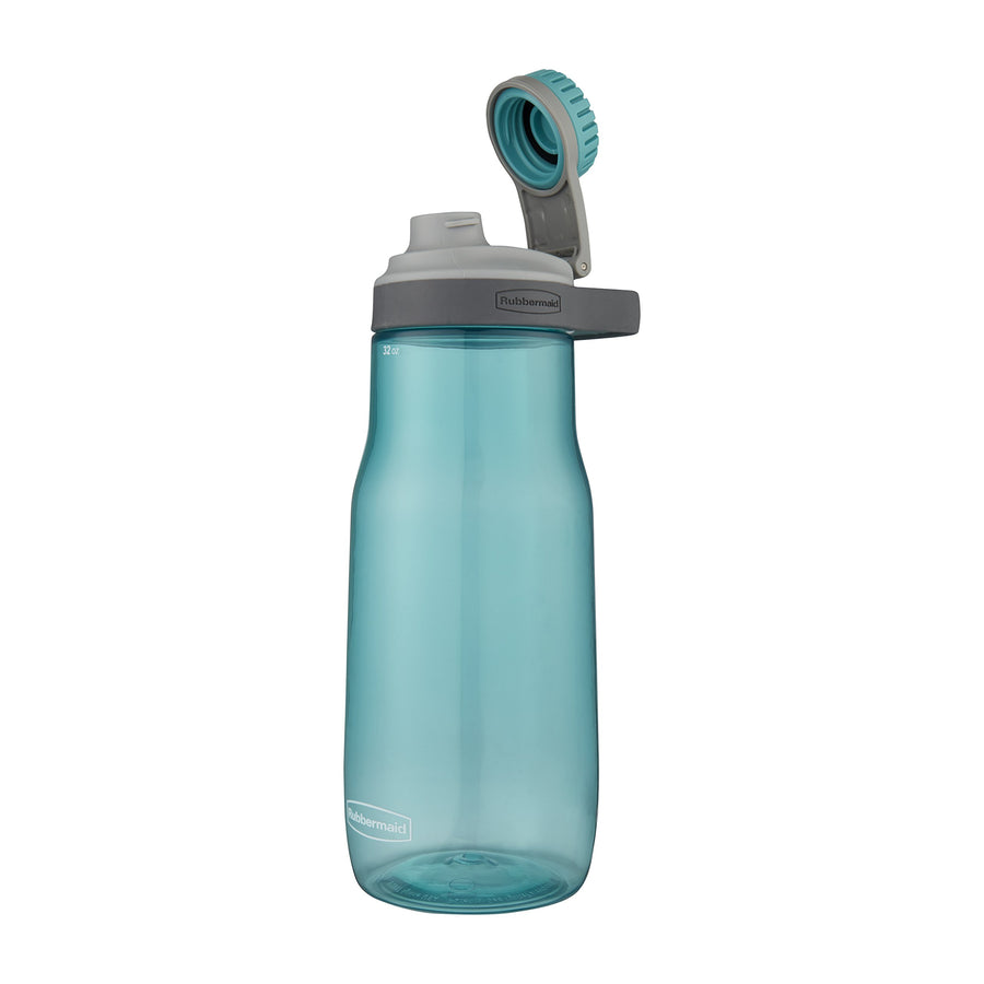 Leak-Proof Chug Water Bottle, 32 oz, Aqua Waters