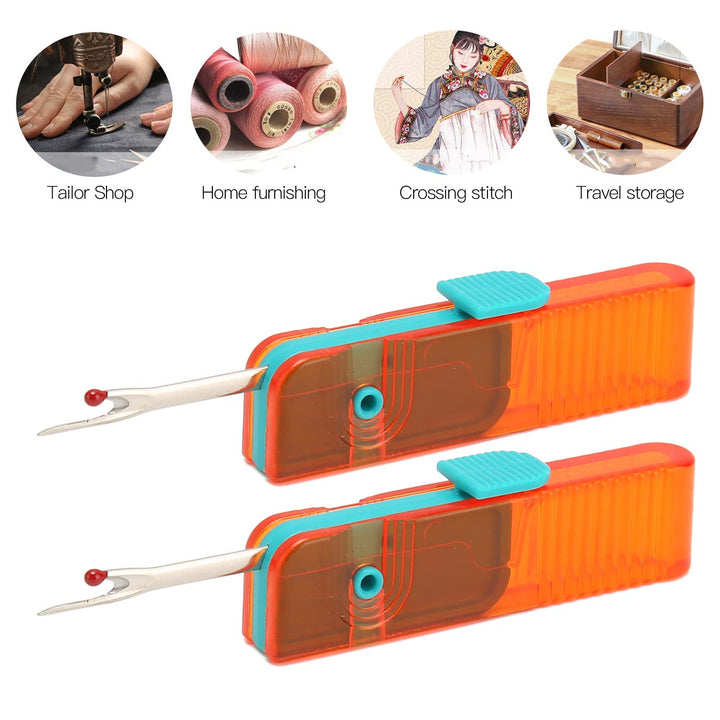 Thread Remover Kit, 4PcsSeam Rippers Embroidery Remover Handy Sewing Stitch Rippers Stitch Unpicker Tool for Sewing Crafting Removing Threads Tools