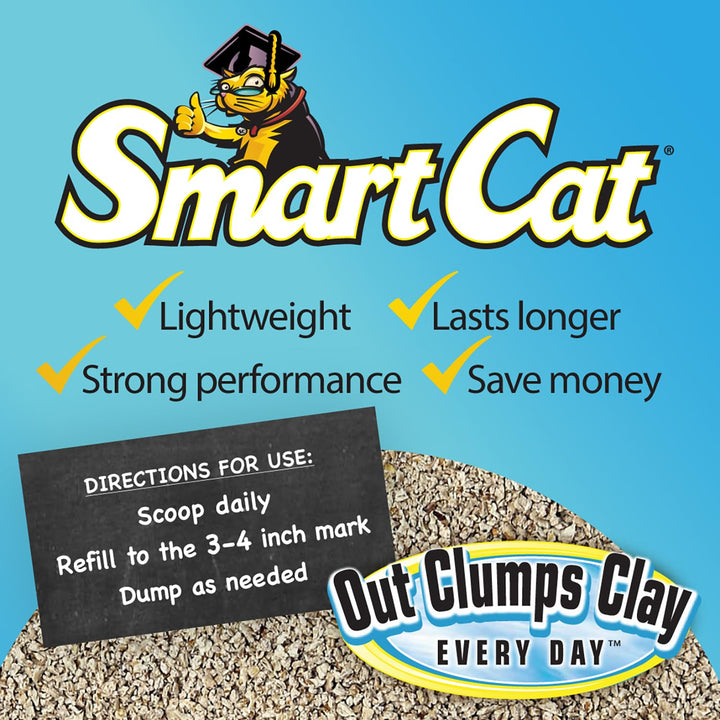 All Natural Clumping Cat Litter, 20 Pound (320oz 1 pack) - Alternative to Clay and Pellet Litter - Chemical and 99% Dust Free - Unscented and Lightweight
