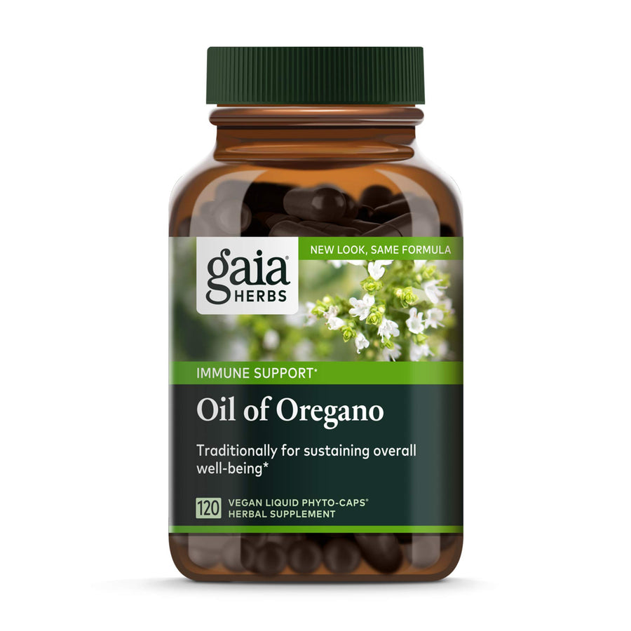 Oil of Oregano, Vegan Liquid Phyto Capsules - Immune and Intestinal Support Supplement for Healthy Digestive Flora, 120-Count (Pack of 1)