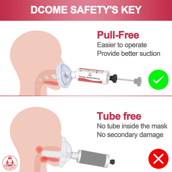 DCome 1 Pack Removal Device for Family, Portable, Safe and Effective to Remove Fluids & Clogged Obstruction, Easy to Use