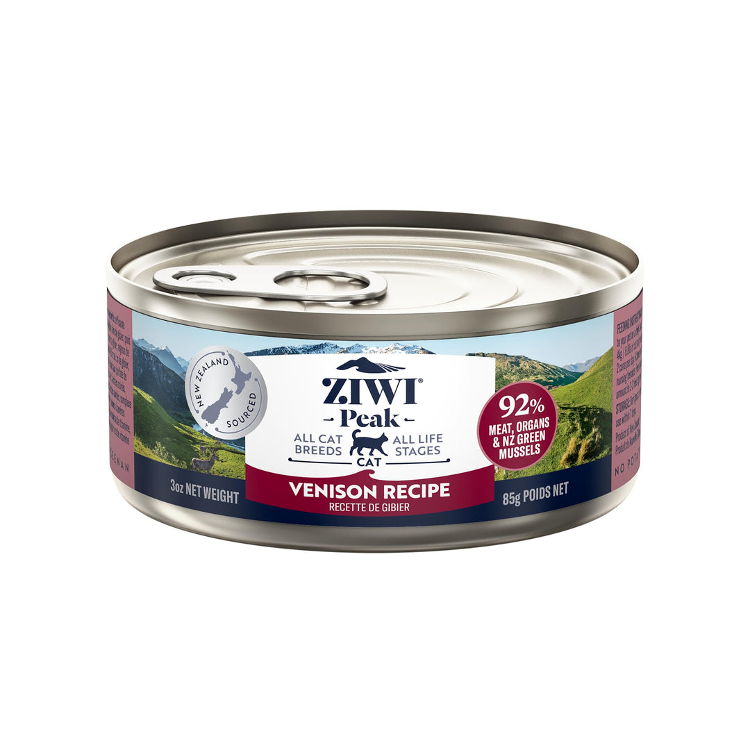 Peak Canned Wet Cat Food – All Natural, High Protein, Grain Free, Limited Ingredient, with Superfoods (Venison, Case of 24, 3oz Cans)