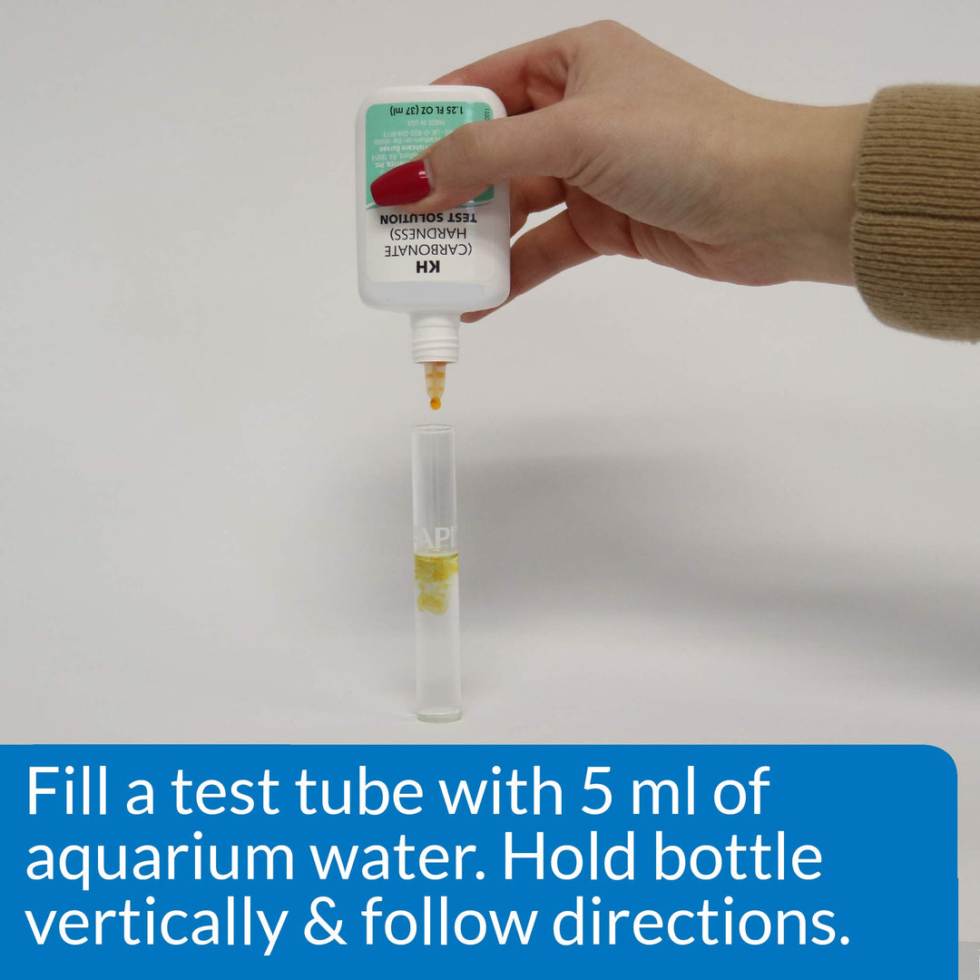 GH & KH TEST KIT Freshwater Aquarium Water Test Kit, 2.5 oz.
