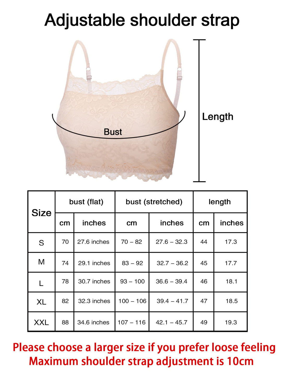 4 Pieces Women's Lace Cami Stretch Lace Half Cami Breathable Lace Bralette Top for Women Girls (Small, Color Set 1)