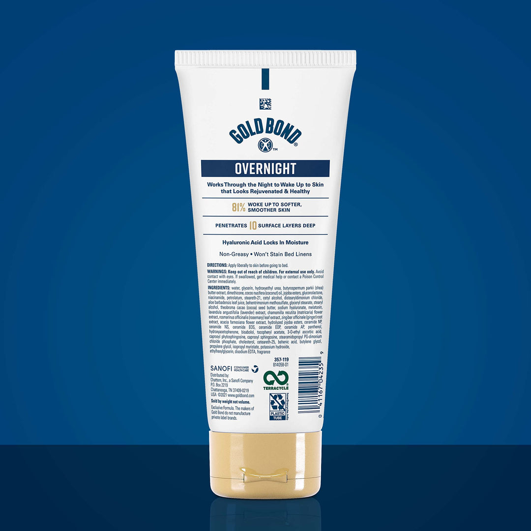 Overnight Deep Moisturizing Lotion, 8 oz., Skin Therapy Lotion With Calming Scent