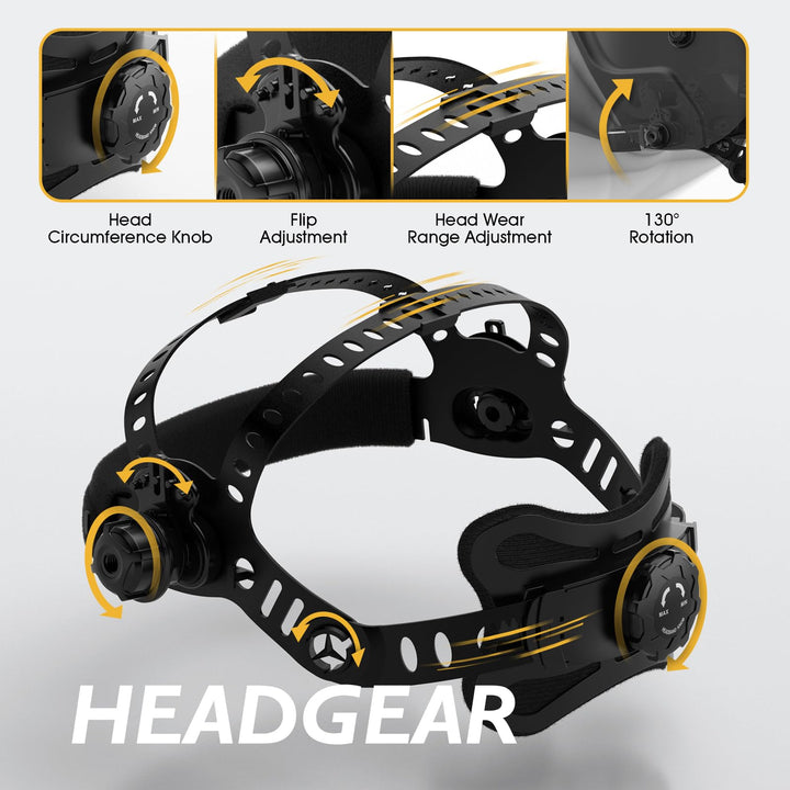 Welding Helmet Auto Darkening Solar Powered with Adjustable Shade 4/9-13 for TIG MIG ARC Flaming Skull Design Welder Mask