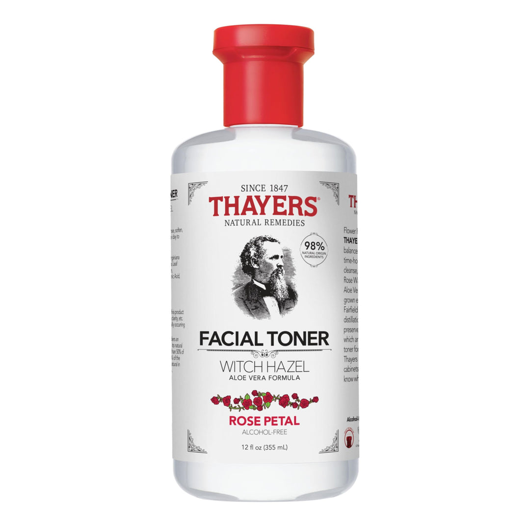 Thayer's Thayer - Witch Hazel Toner-Rose Petal Alc.Fr, Pack of 12 Fl Oz Liquid/355ml
