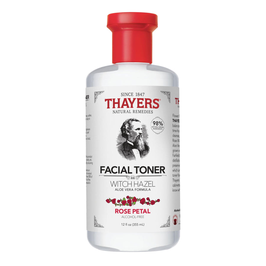 Thayer - Witch Hazel Toner-Rose Petal Alc.Fr, Pack of 12 Fl Oz Liquid/355ml