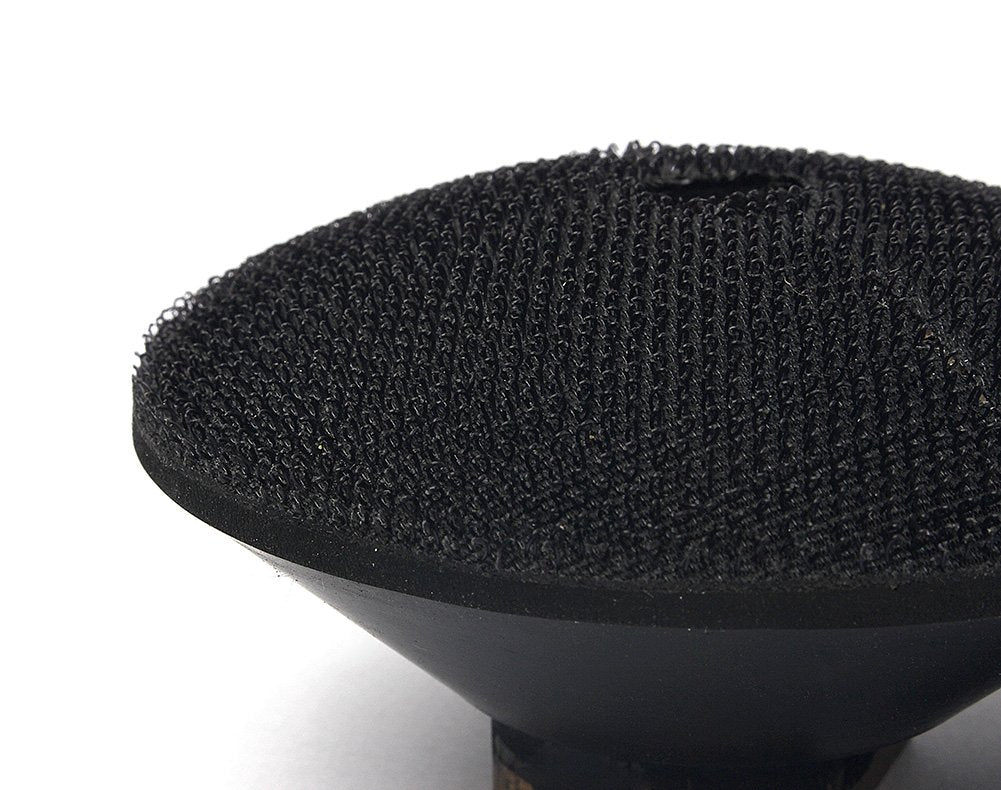 3 Diamond Convex Polishing Pad with 5/8-11 Thread Backer Pad Convex Disc for Marble Granite