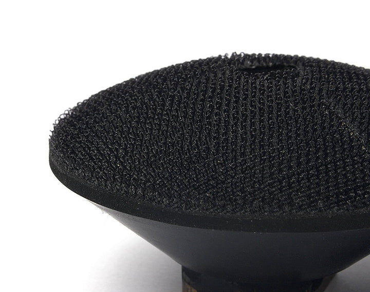 3 Diamond Convex Polishing Pad with 5/8-11 Thread Backer Pad Convex Disc for Marble Granite