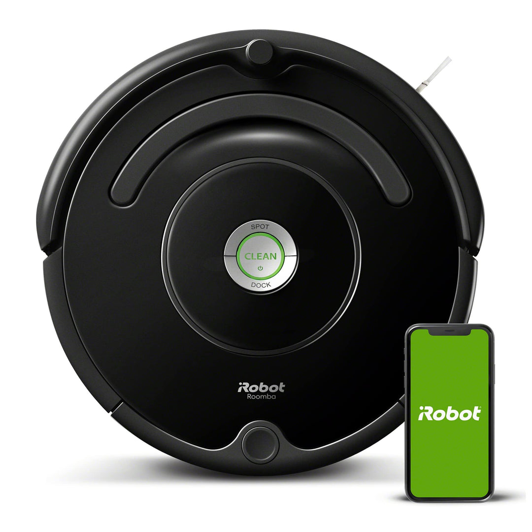 Roomba Vac Robot Vacuum (Q0120) - Easy to use, Power-Lifting Suction, Multi-Surface Cleaning, Smart Navigation Cleans in Neat Rows, Self-Charging, Alexa, 675