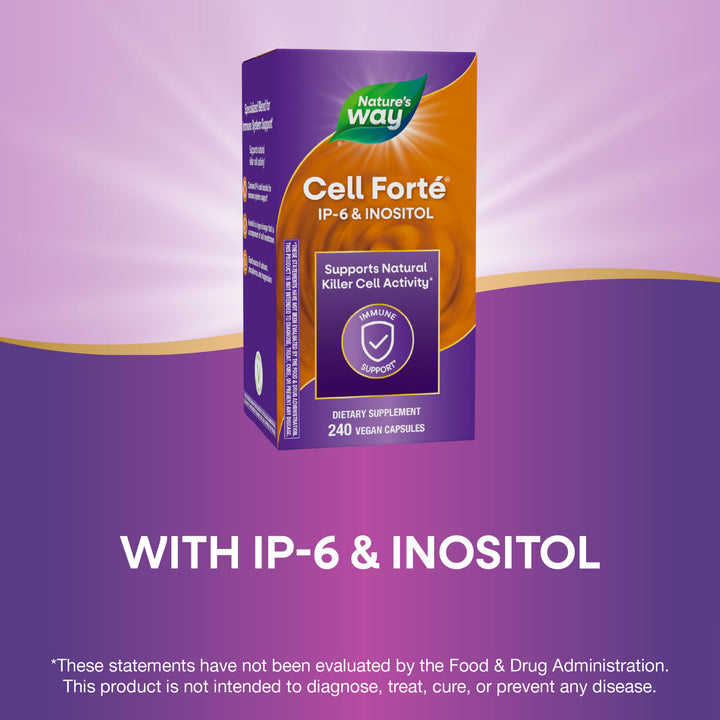 NATURE'S WAY Enzymatic Therapy Cell Forte W/Ip-6, 240 Capsules