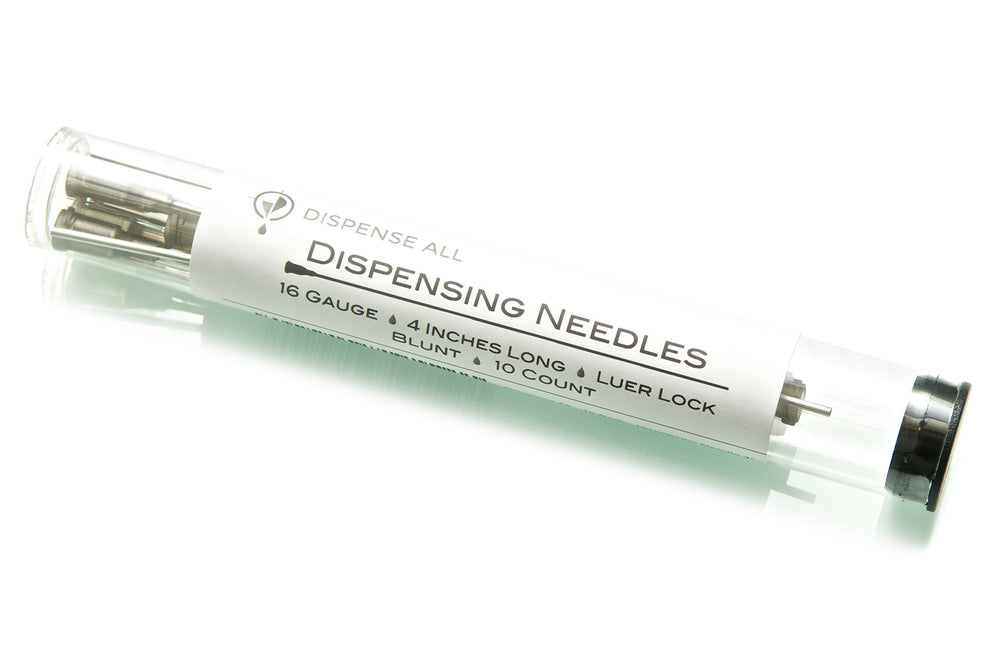 - 10 Pack - Dispensing Needle 4 - Blunt Tip Luer Lock (16 Gauge, Gray)