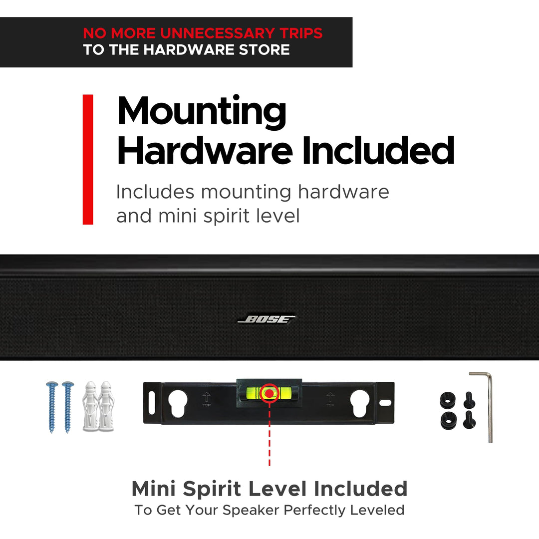 Solo 5 Wall Mount Kit for Bose Solo 5, Complete with All Mounting Hardware, Compatible with Series II, Designed in The UK by Soundbass
