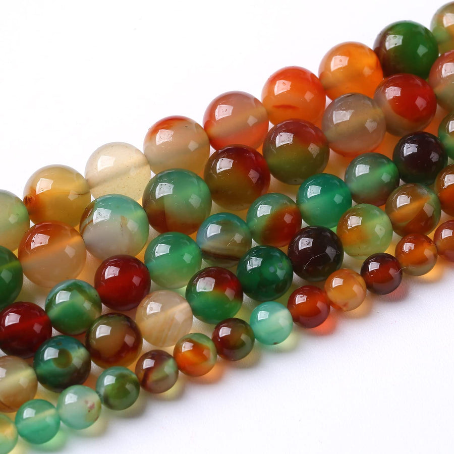 6mm 60pcs Peacock Agates Natural Stone Beads for Jewelry Making Semi Precious Loose Gemstones Beads DIY Bracelet Necklace 15 1 Strand