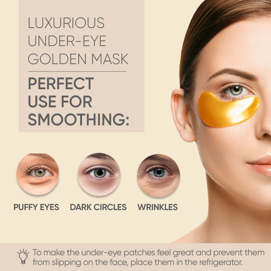 Under Eye Patches (20 Pairs) - Eye Patches For Puffy Eyes And Dark Circles - Under Eye Mask For Beauty & Personal Care - Under Eye Mask Amino Acid & Collagen For Dark Circles And Puffiness by Celor