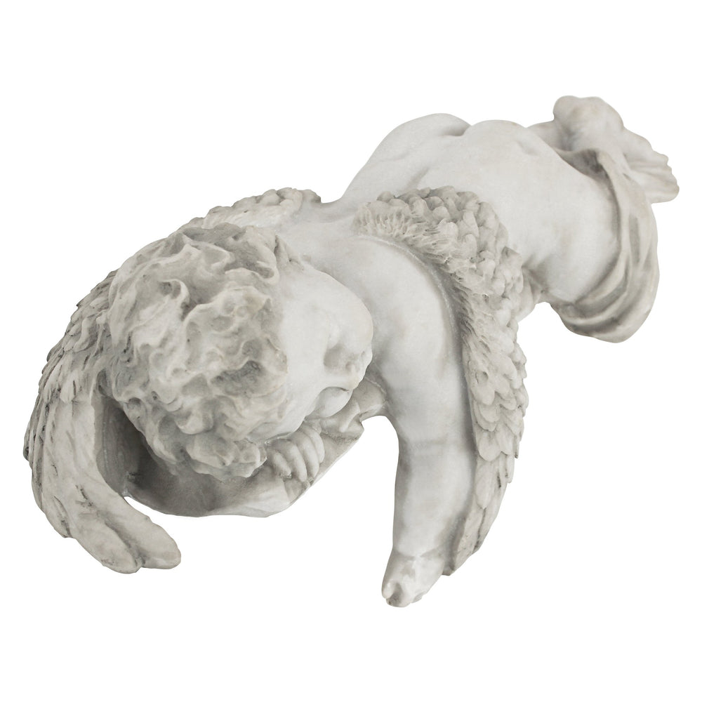 Sleepy Time Baby Angel Napping Shelf Sitter Statue, 13 Inch, Single